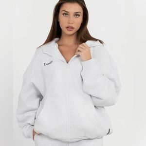 Comfrt Cloud Zip Hoodie- Storm
